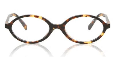 Miu Miu Mu04zsf Asian Fit Women's Glasses, Tortoiseshell, Size 50