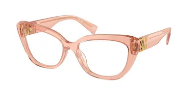 Miu Miu Mu05vv Women's Glasses, Brown, Size 53