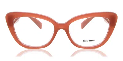 Miu Miu Mu05vv Women's Glasses, Red, Size 53