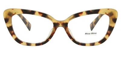 Miu Miu Mu05vv Women's Glasses, Tortoiseshell, Size 55 In Brown