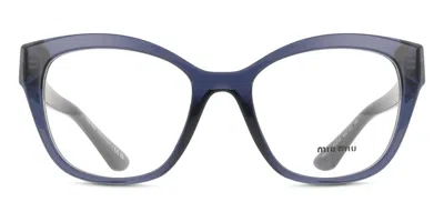 Miu Miu Mu05xv Women's Glasses, Blue, Size 54