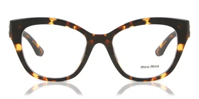 Miu Miu Mu05xv Women's Glasses, Tortoiseshell, Size 54 In Brown