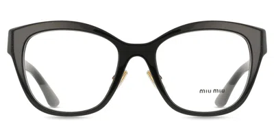 Miu Miu Mu05xvf Asian Fit Women's Glasses, Black, Size 54