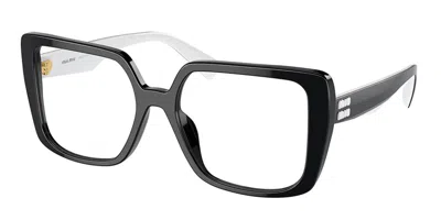 Miu Miu Mu06vv Women's Glasses, Black, Size 52