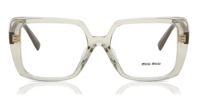 Miu Miu Mu06vv Women's Glasses, Green, Size 54