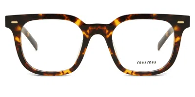 Miu Miu Mu06xv Women's Glasses, Tortoiseshell, Size 49