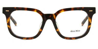 Miu Miu Mu06xvf Asian Fit Women's Glasses, Tortoiseshell, Size 50
