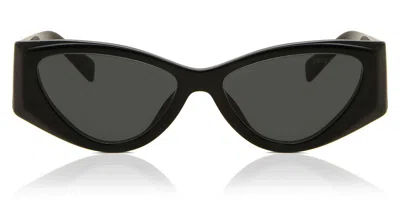 Miu Miu Mu06ys 1ab5s0 Women's Sunglasses Black Size 54