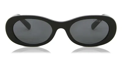 Miu Miu Mu06zs 1ab5s0 Women's Sunglasses Black Size 50
