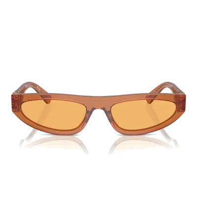 Miu Miu Mu07 Zs Sunglasses In Brown