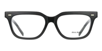 Miu Miu Mu07xvf Asian Fit Women's Glasses, Black, Size 55