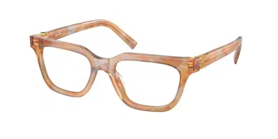 Miu Miu Mu07xvf Asian Fit Women's Glasses, Tortoiseshell, Size 55