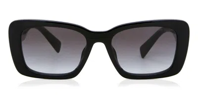 Miu Miu Mu07ys 1ab5d1 Women's Sunglasses Black Size 53