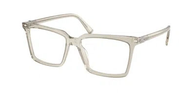 Miu Miu Mu08xv Women's Glasses, Clear, Size 54
