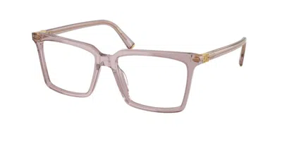 Miu Miu Mu08xvf Asian Fit Women's Glasses, Purple, Size 54