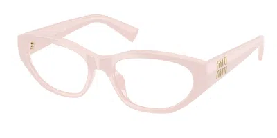 Miu Miu Mu08zvu 28r1o1 Women's Glasses Pink Size 52 - Free Lenses - Blue Light Block Available