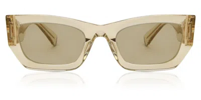 Miu Miu Mu09ws 11t40f Women's Sunglasses Brown Size 53