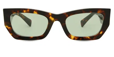 Miu Miu Mu09ws 14l50o Women's Sunglasses Tortoiseshell Size 53 In Brown