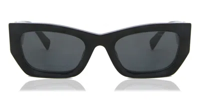 Miu Miu Mu09ws 1ab5s0 Women's Sunglasses Black Size 53