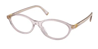 Miu Miu Mu09xv 12w1o1 Women's Glasses Purple Size 53 - Free Lenses - Blue Light Block Available In Gray