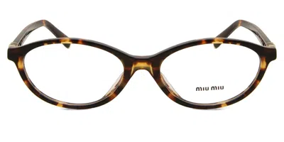 Miu Miu Mu09xv Women's Glasses, Tortoiseshell, Size 54