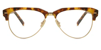 Miu Miu Mu09zs Women's Glasses, Gold, Size 57