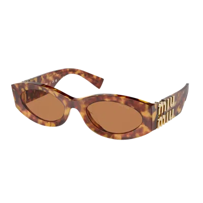 Miu Miu Mu11 Ws Sunglasses In Brown