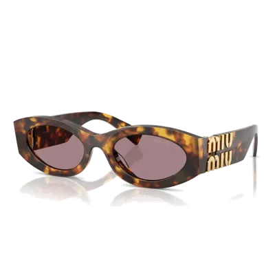 Miu Miu Mu11 Ws Sunglasses In Brown