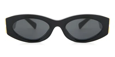 Miu Miu Mu11ws 1ab5s0 Women's Sunglasses Black Size 54