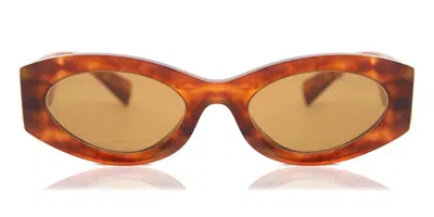 Miu Miu Mu11ws 4bw2z1 Women's Sunglasses Tortoiseshell Size 54 In Brown