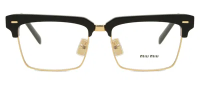 Miu Miu Mu11xv Women's Glasses, Gold, Size 54 In Multi