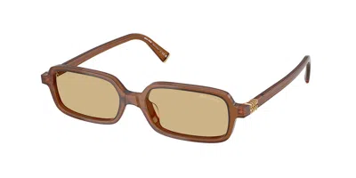 Miu Miu Mu11zs 22i10r Women's Sunglasses  Size 51 In Brown