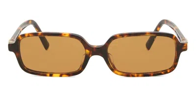 Miu Miu Mu11zsf Asian Fit Vau2z1 Women's Sunglasses Tortoiseshell Size 52 In Brown