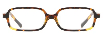 Miu Miu Mu11zsf Asian Fit Women's Glasses, Tortoiseshell, Size 52 In Brown