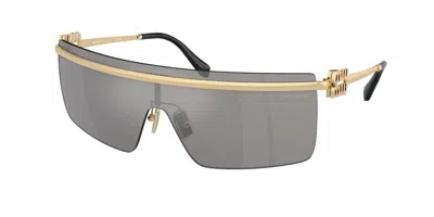 Miu Miu Mu50zs Zvn1i2 Women's Sunglasses Gold Size 142 In Multi