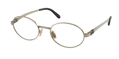 Miu Miu Mu50zv 26c1o1 Women's Glasses Gold Size 50 - Free Lenses - Blue Light Block Available