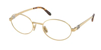 Miu Miu Mu50zv 5ak1o1 Women's Glasses Gold Size 50 - Free Lenses - Blue Light Block Available