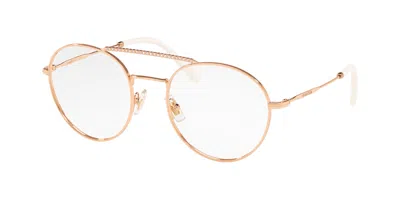 Miu Miu Mu51rv Svf1o1 Women's Glasses Rose-gold Size 52 - Free Lenses - Blue Light Block Available