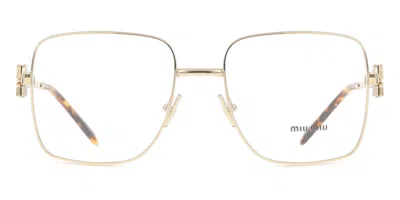 Miu Miu Mu51xv Women's Glasses, Gold, Size 54