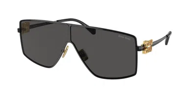 Miu Miu Mu51zs 1ab5s0 Women's Sunglasses Black Size 69