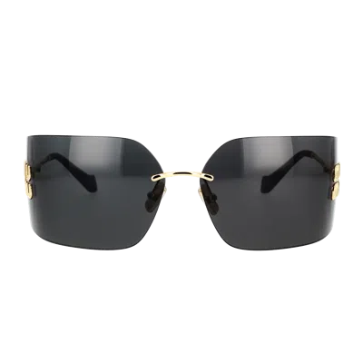 Miu Miu Mu54 Ys Sunglasses In Gold
