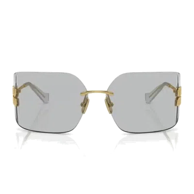 Miu Miu Mu54 Ys Sunglasses In Gold