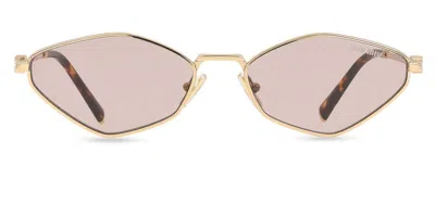 Miu Miu Sleek 56zs Mini Eyewear For Women In Neutral