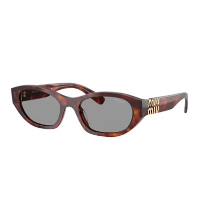Miu Miu Mua03 S Sunglasses In Brown