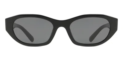 Miu Miu Mua03s 16k08z Women's Sunglasses Black Size 53 In Pattern