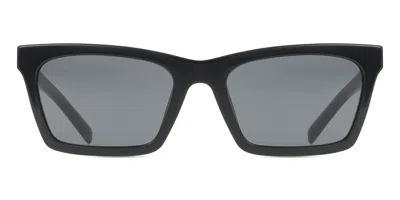 Miu Miu Mua05s 16k08z Women's Sunglasses Black Size 55 In Orange