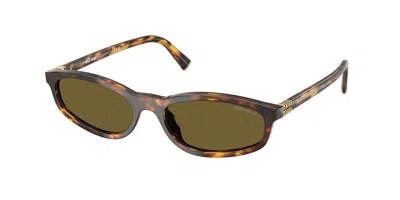 Miu Miu Mua06sf Asian Fit 14l09z Women's Sunglasses Tortoiseshell Size 54