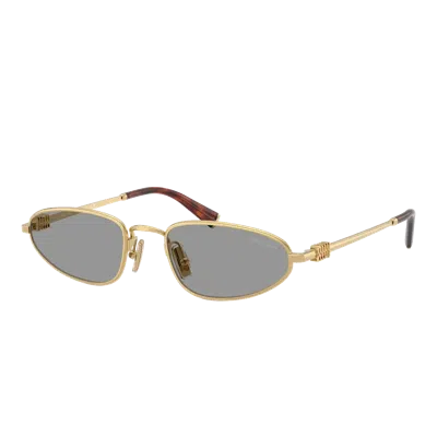 Miu Miu Mua52 S Sunglasses In Gold