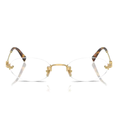 Miu Miu Mua54 S Sunglasses In Gold