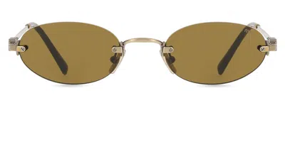 Miu Miu Mua54s 26c09z Occhiali Da Sole Oro Per Donna In Black